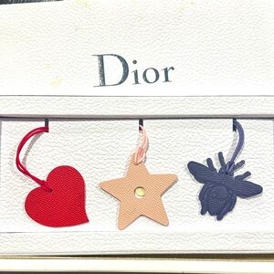 Dior Leather‎ Bag Charm Set